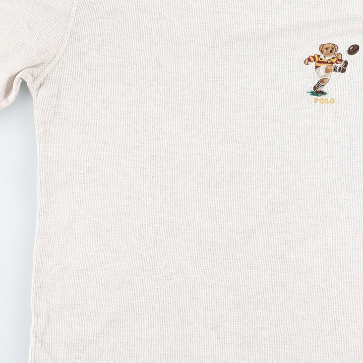Ralph Lauren POLO RALPH LAUREN SLEEPWEAR Polo Bear Thermal Long T Waffle Men's L /eaa436807