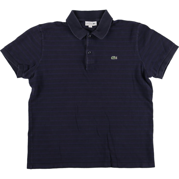 Lacoste LACOSTE REGULAR FIT short sleeve striped polo shirt men's L /eaa436828