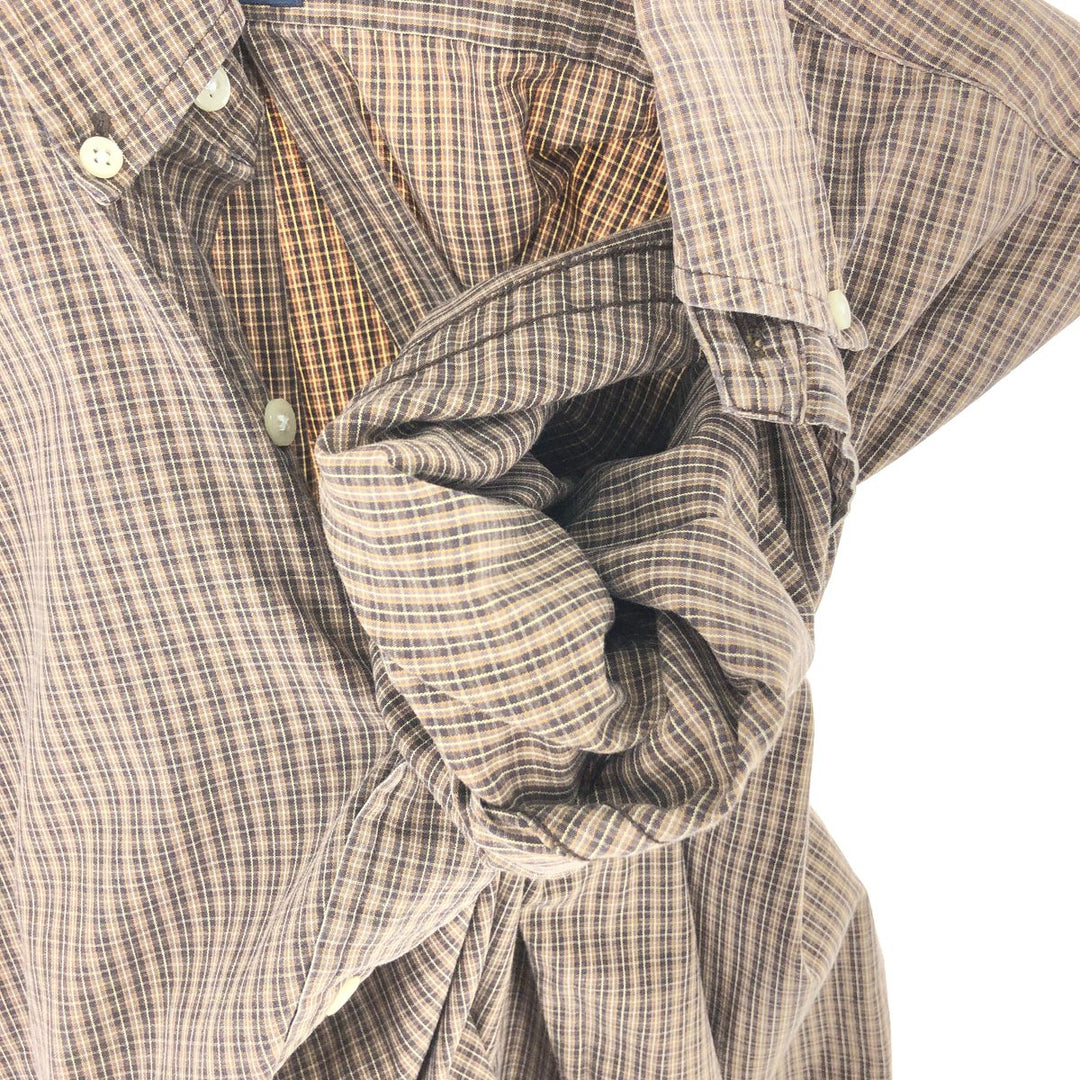 Ralph Lauren BLAKE Check Pattern Long Sleeve Button-Down Check Shirt Men's Size L / eaa436844