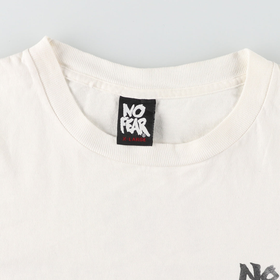 90'S NO FEAR Back Print Surf Skate T-Shirt Made in USA Men's XL Vintage /eaa436864
