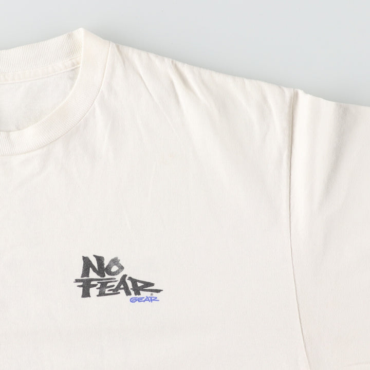 90'S NO FEAR Back Print Surf Skate T-Shirt Made in USA Men's XL Vintage /eaa436864