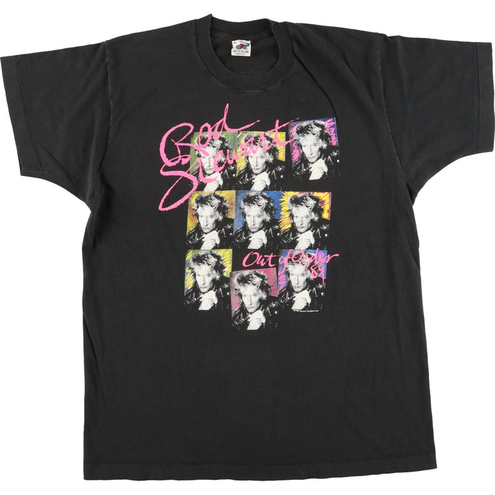 80's Fruit of the Loom Rod Stewart Band T-Shirt, USA Made, Men's Medium /eaa436883