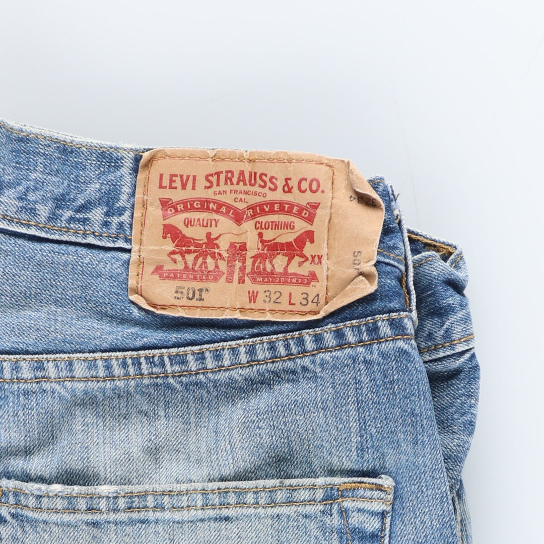 Levi's 501 straight denim pants made in France men's w33 /eaa436901