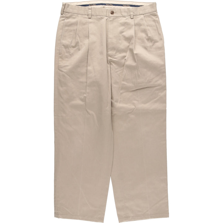 Brooks Brothers ELLIOT Two-pleat Chino Pants for Men, W34 / eaa436935