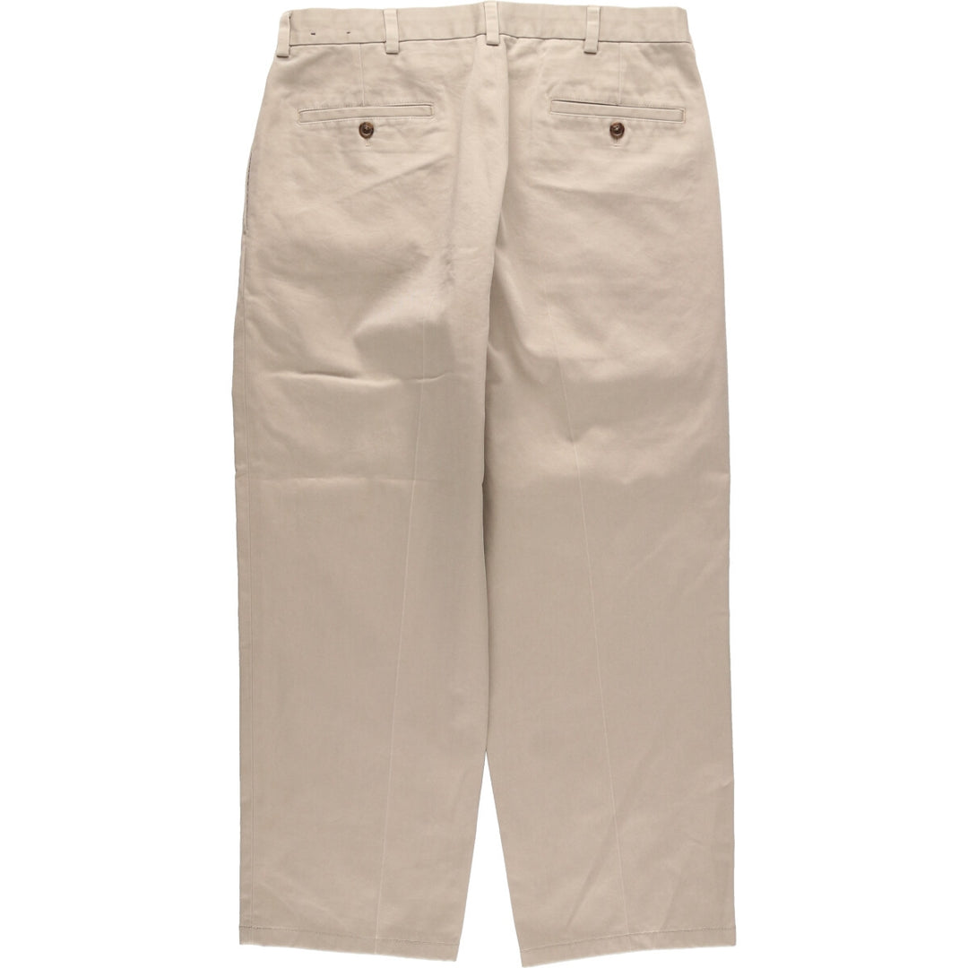 Brooks Brothers ELLIOT Two-pleat Chino Pants for Men, W34 / eaa436935