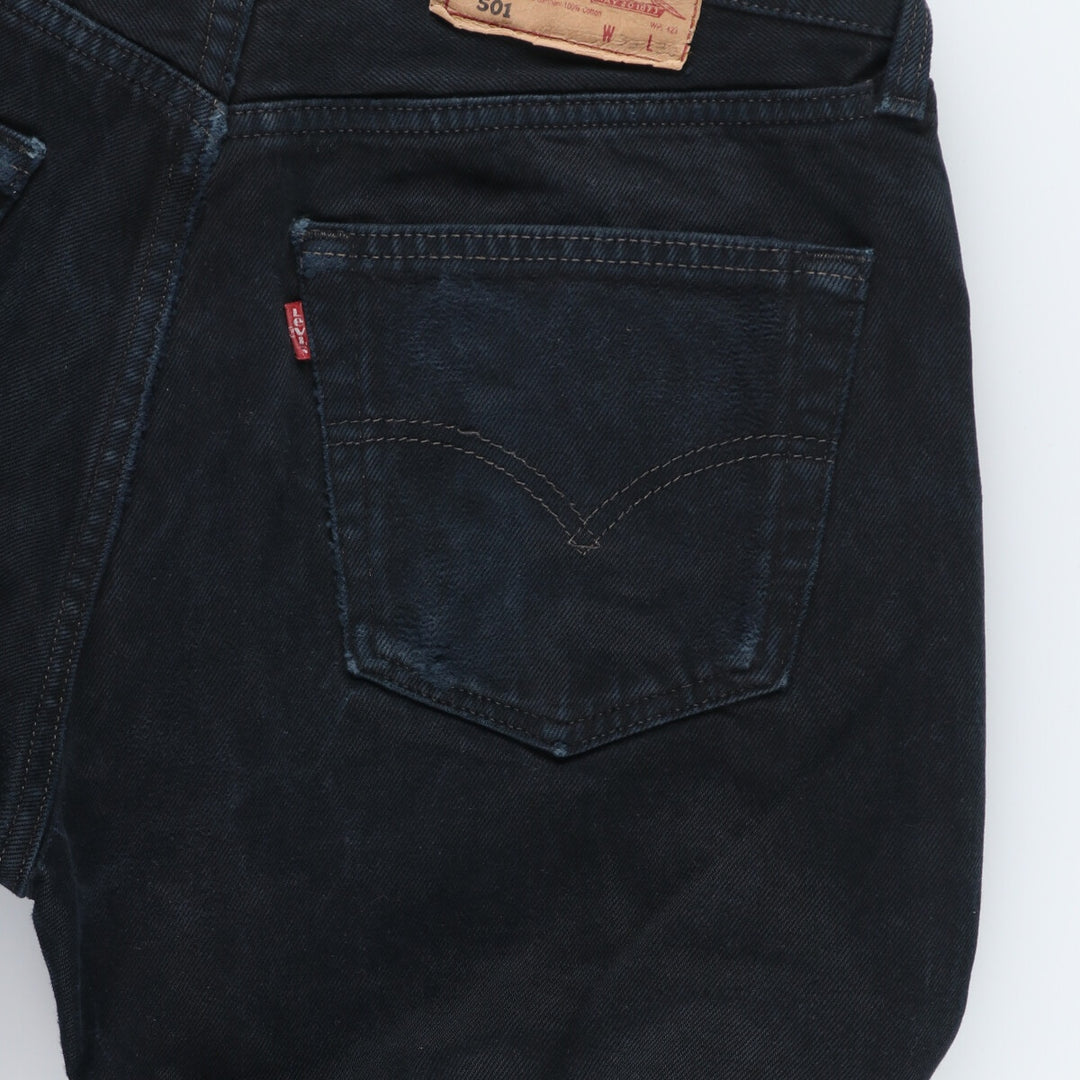 90'S Levi's 501 Black Denim Straight Denim Pants Made in USA Men's W30 Vintage /eaa436960