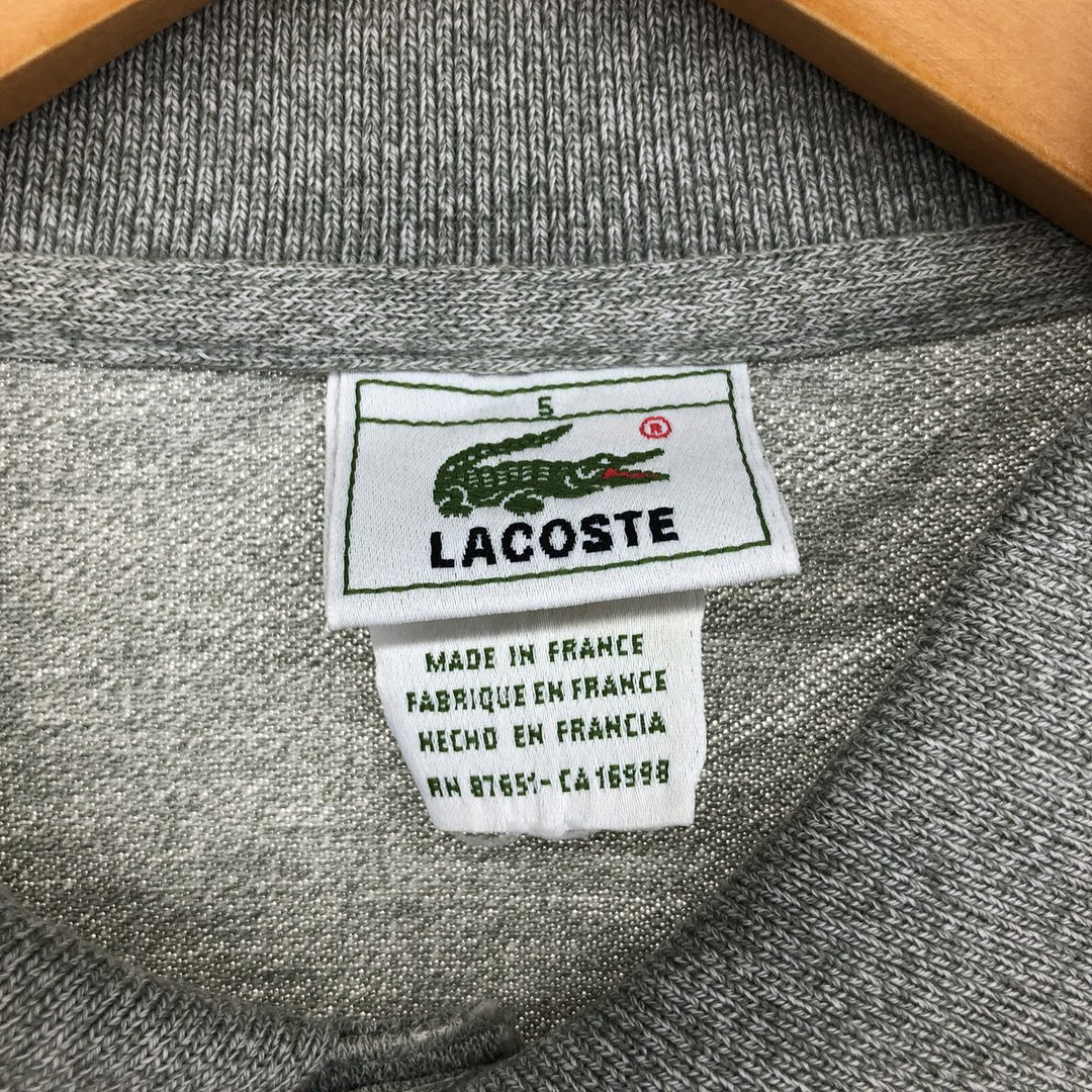 90'S Lacoste LACOSTE French Lacoste short sleeve polo shirt made in France size 5 equivalent to men's L vintage / eaa437000