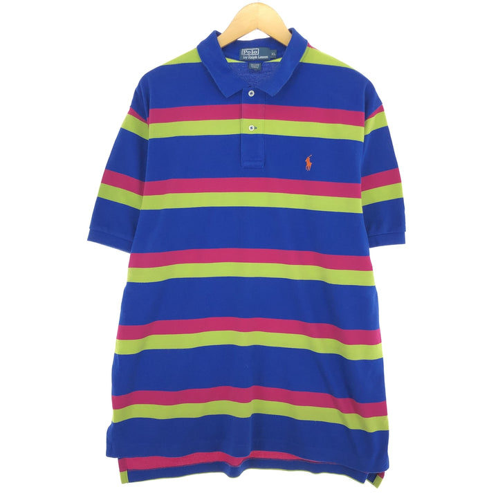 Ralph Lauren POLO by Ralph Lauren short sleeve striped polo shirt men's XL /eaa437019