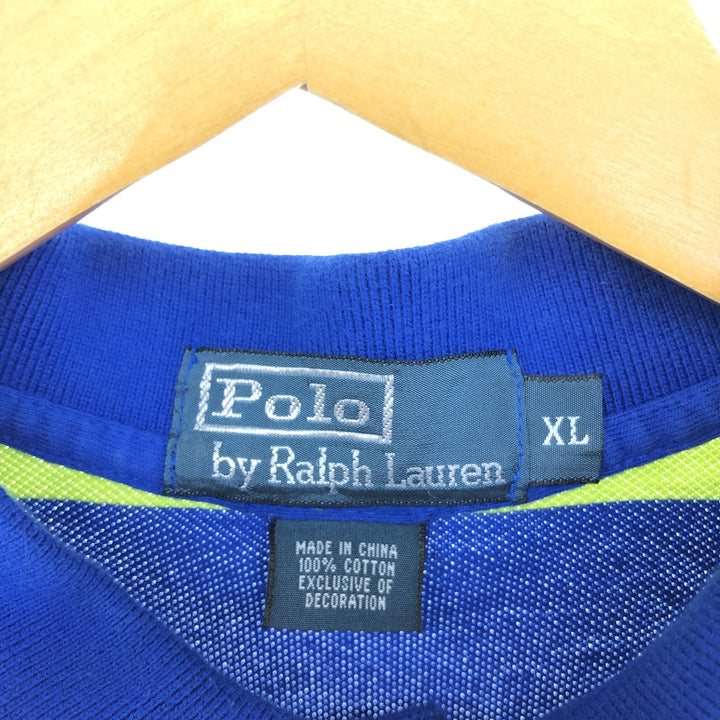 Ralph Lauren POLO by Ralph Lauren short sleeve striped polo shirt men's XL /eaa437019