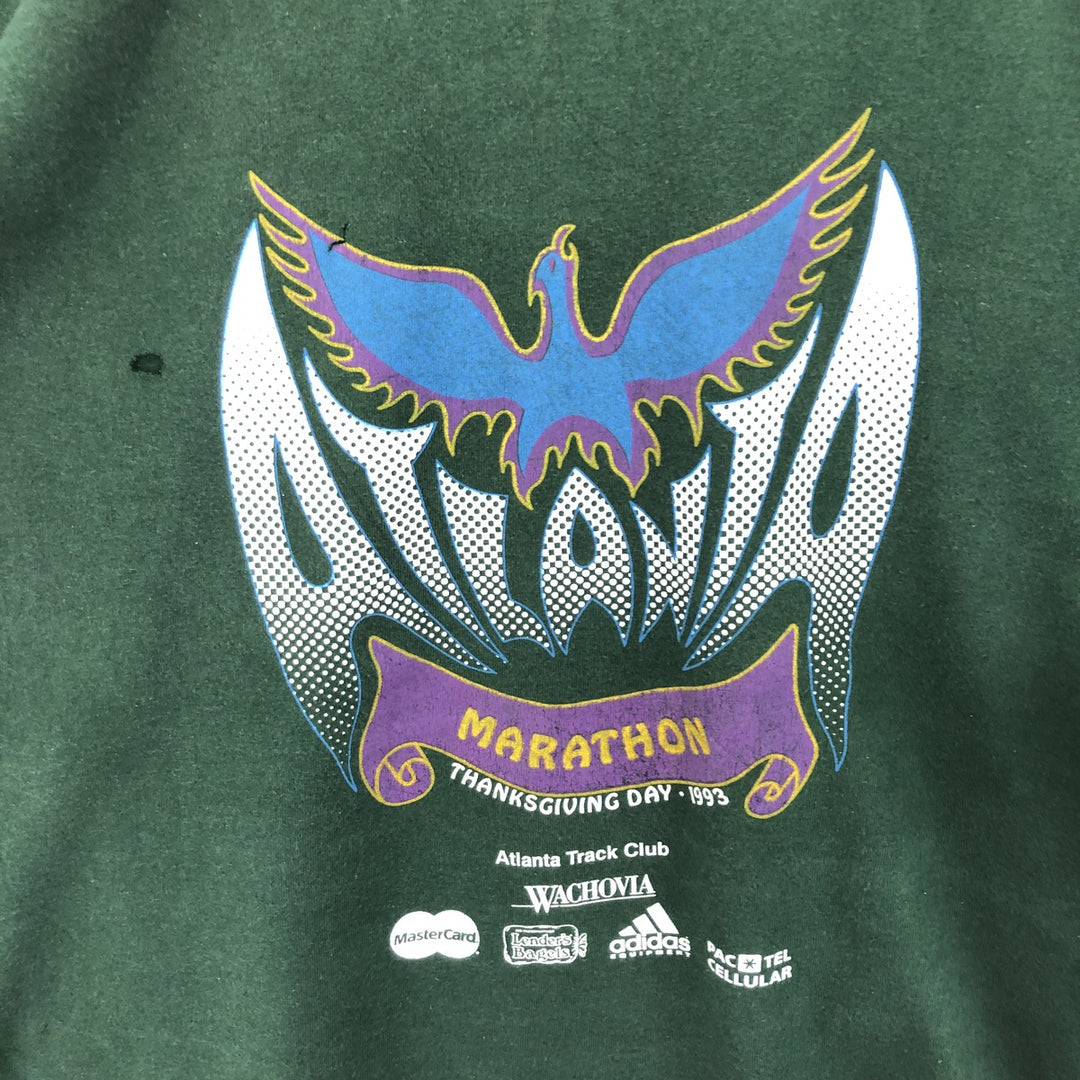 90'S Fruit of the Loom Long Sleeve T-Shirt, Made in USA, Men's XL, Vintage cotton Green type dark green Vintage Second Hand