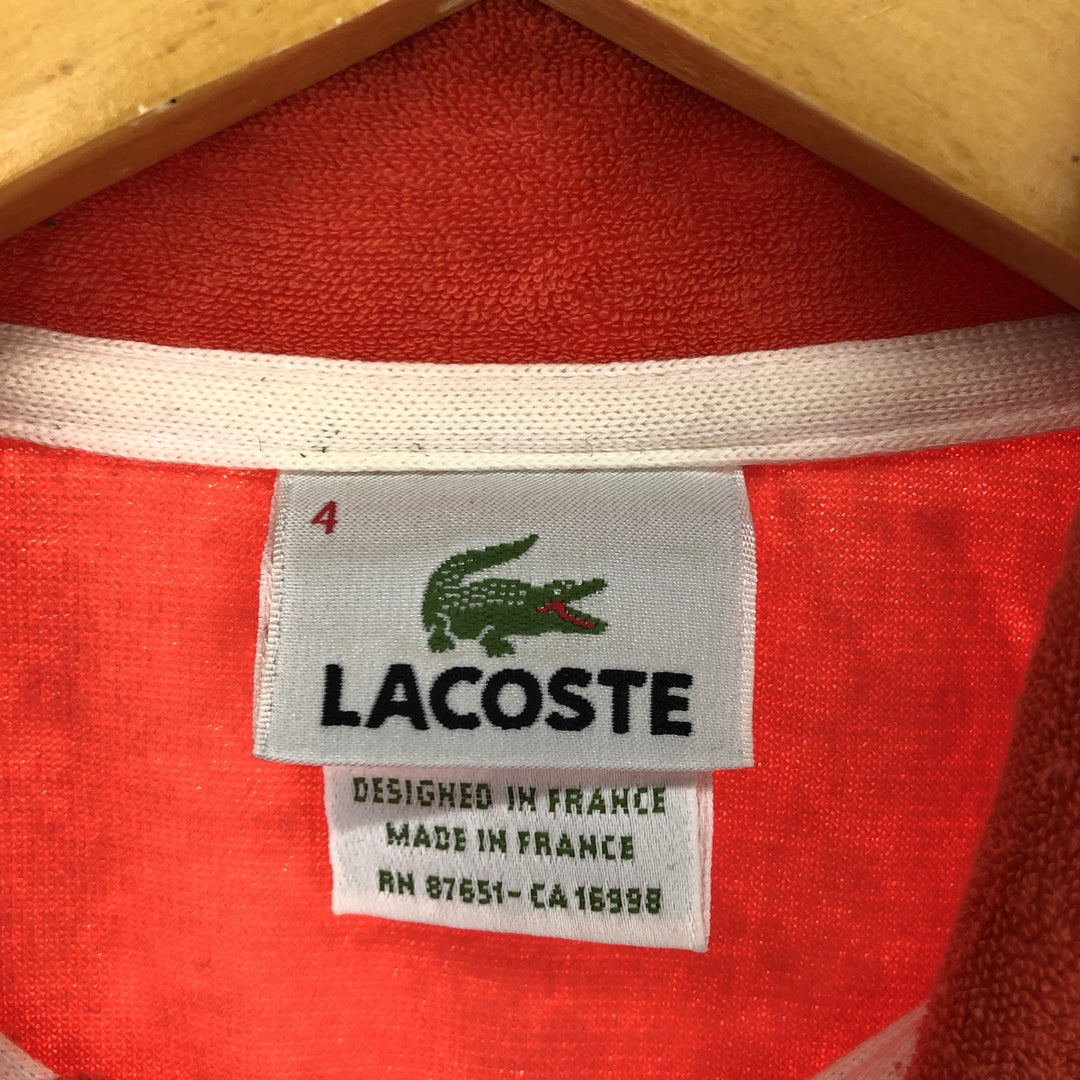 90'S Lacoste LACOSTE French design short sleeve polo shirt made in France size 4 men's L vintage /eaa437056