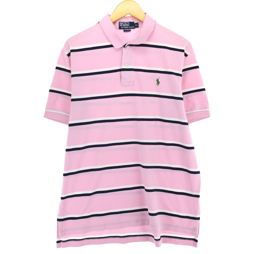 Ralph Lauren POLO by Ralph Lauren short sleeve striped polo shirt men's XL /eaa437062