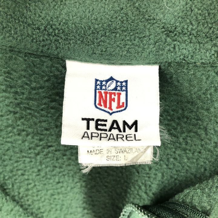 2000'S NFL TEAMAPPAREL NFL GREEN BAY PACKERS Green Bay Packers Half Zip Fleece Pullover Men's L size /eaa437133