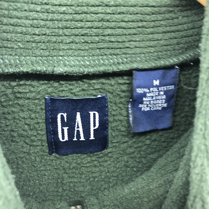 90'S GAP Old Gap Half Zip Fleece Pullover Men's M Size Vintage /eaa437136