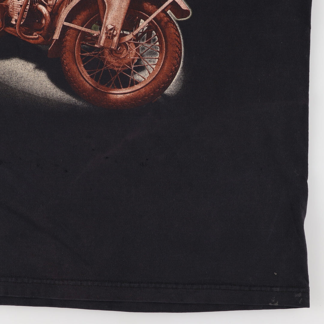 00'S Harley-Davidson Pin-up Girl Motorcycle Bike T-shirt Made in USA Men's L size /eaa437137