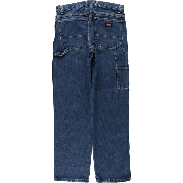 Dickies denim painter pants for men, equivalent to W34 cotton blue type Vintage Second Hand