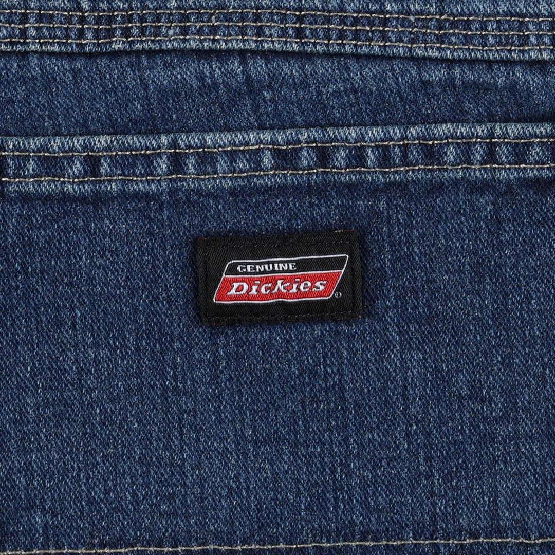 Dickies denim painter pants for men, equivalent to W34 cotton blue type Vintage Second Hand