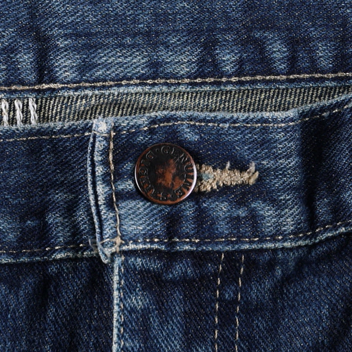 Dickies denim painter pants for men, equivalent to W34 cotton blue type Vintage Second Hand