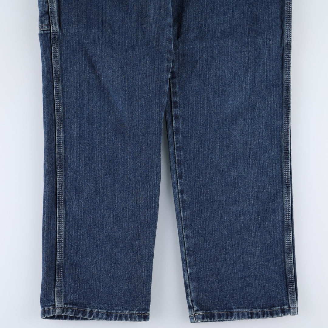 Dickies denim painter pants for men, equivalent to W34 cotton blue type Vintage Second Hand