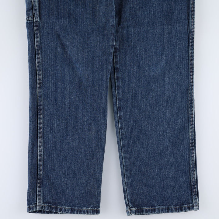 Dickies denim painter pants for men, equivalent to W34 cotton blue type Vintage Second Hand