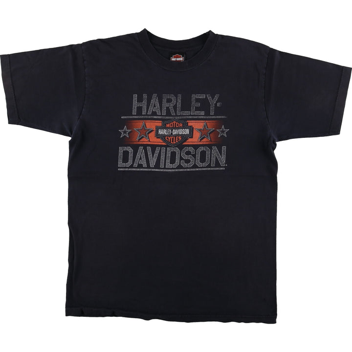 00'S Harley-Davidson Motorcycle Bike T-shirt Men's L size / eaa437149