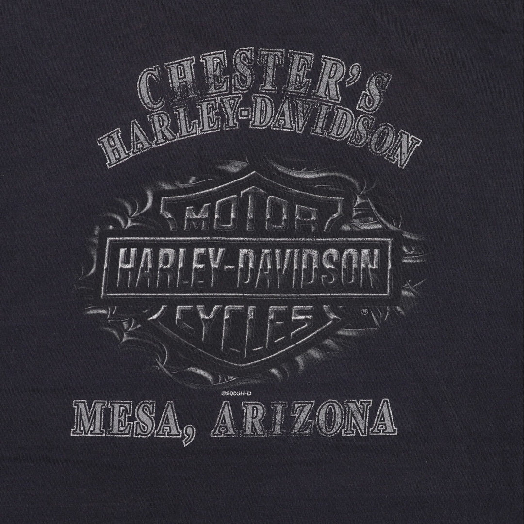 00'S Harley-Davidson Motorcycle Bike T-shirt Men's L size / eaa437149