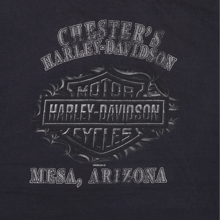 00'S Harley-Davidson Motorcycle Bike T-shirt Men's L size / eaa437149