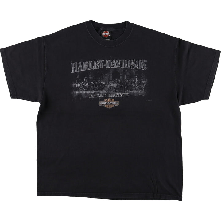 00'S Harley-Davidson Motorcycle Bike T-shirt Made in USA Men's XL /eaa437158