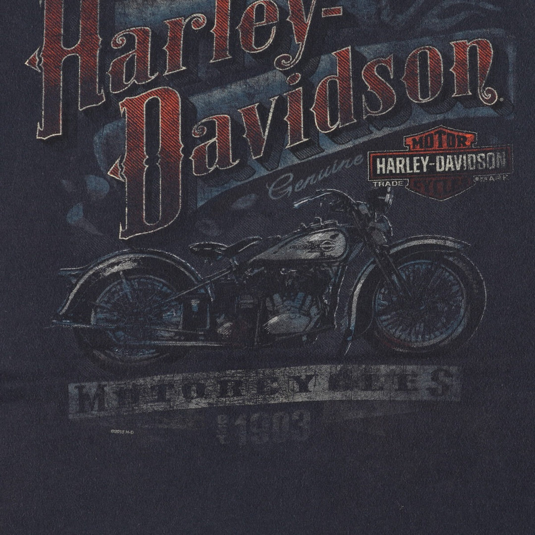 Big size Harley-Davidson motorcycle bike T-shirt for men, equivalent to XXXL / eaa437164