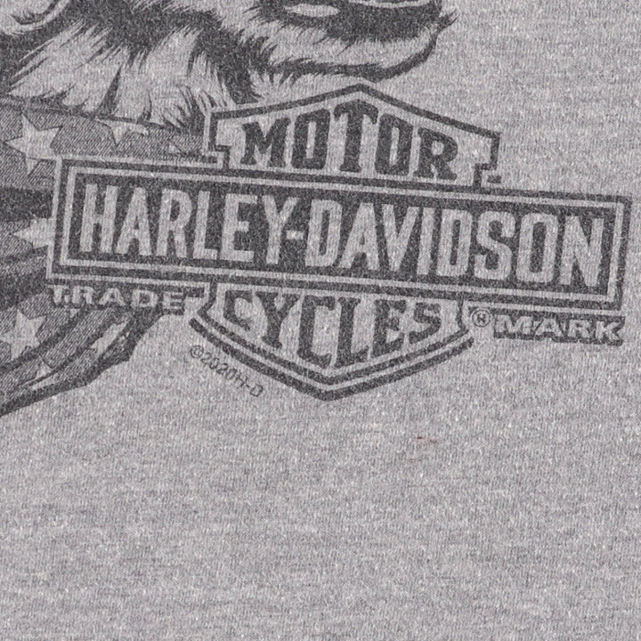 Harley-Davidson Dog Pattern Motorcycle Bike T-Shirt Men's XXL / eaa437191