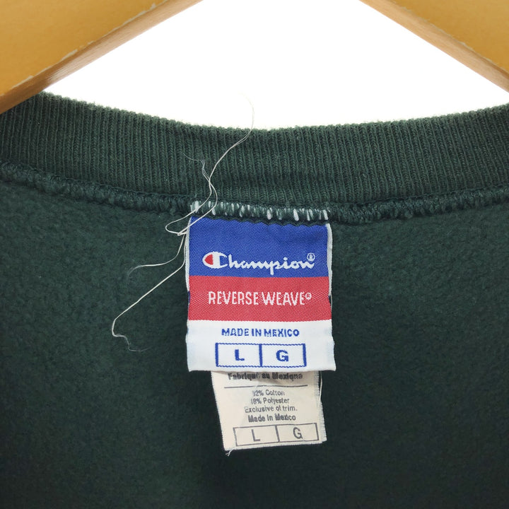 00s~ Champion REVERSE WEAVE Reverse Weave No stitches Plain Blank Sweatshirt Trainer Men's L size /eaa437224