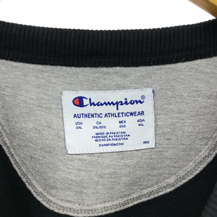 Champion Authentic Athleticwear One Point Logo Sweatshirt Trainer Men's XXL / eaa437226