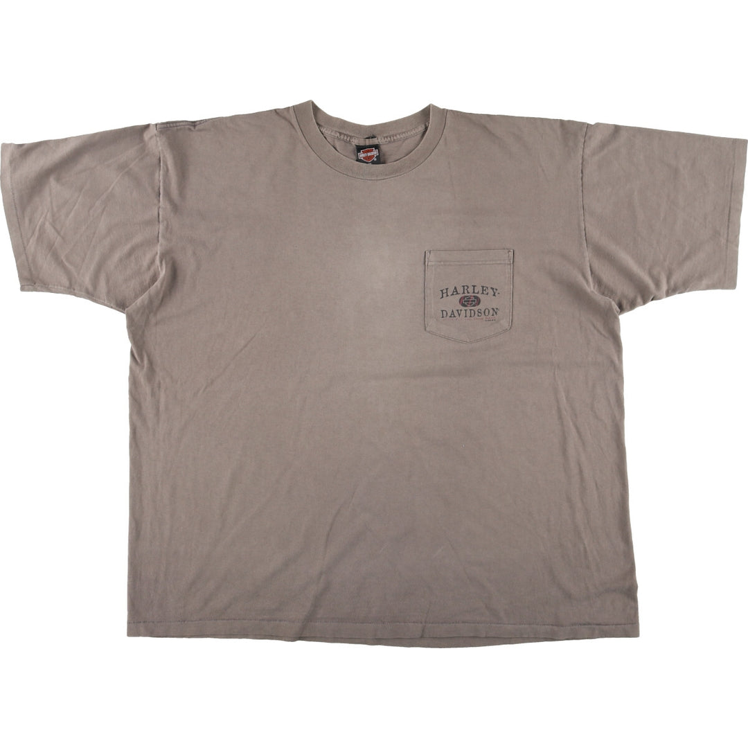 Big size 90'S Harley-Davidson motorcycle bike T-shirt made in USA men's XXXL /eaa437285