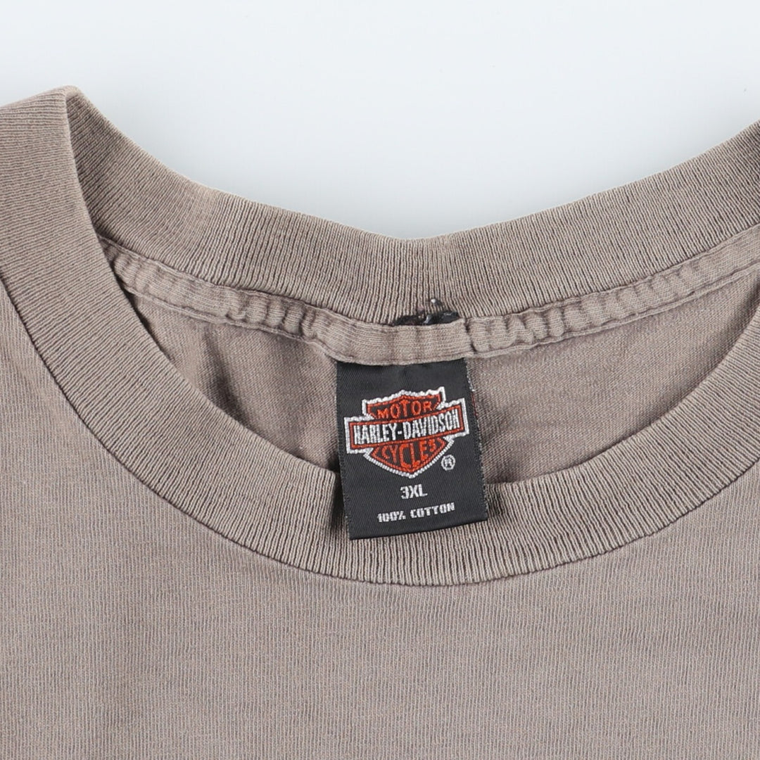 Big size 90'S Harley-Davidson motorcycle bike T-shirt made in USA men's XXXL /eaa437285