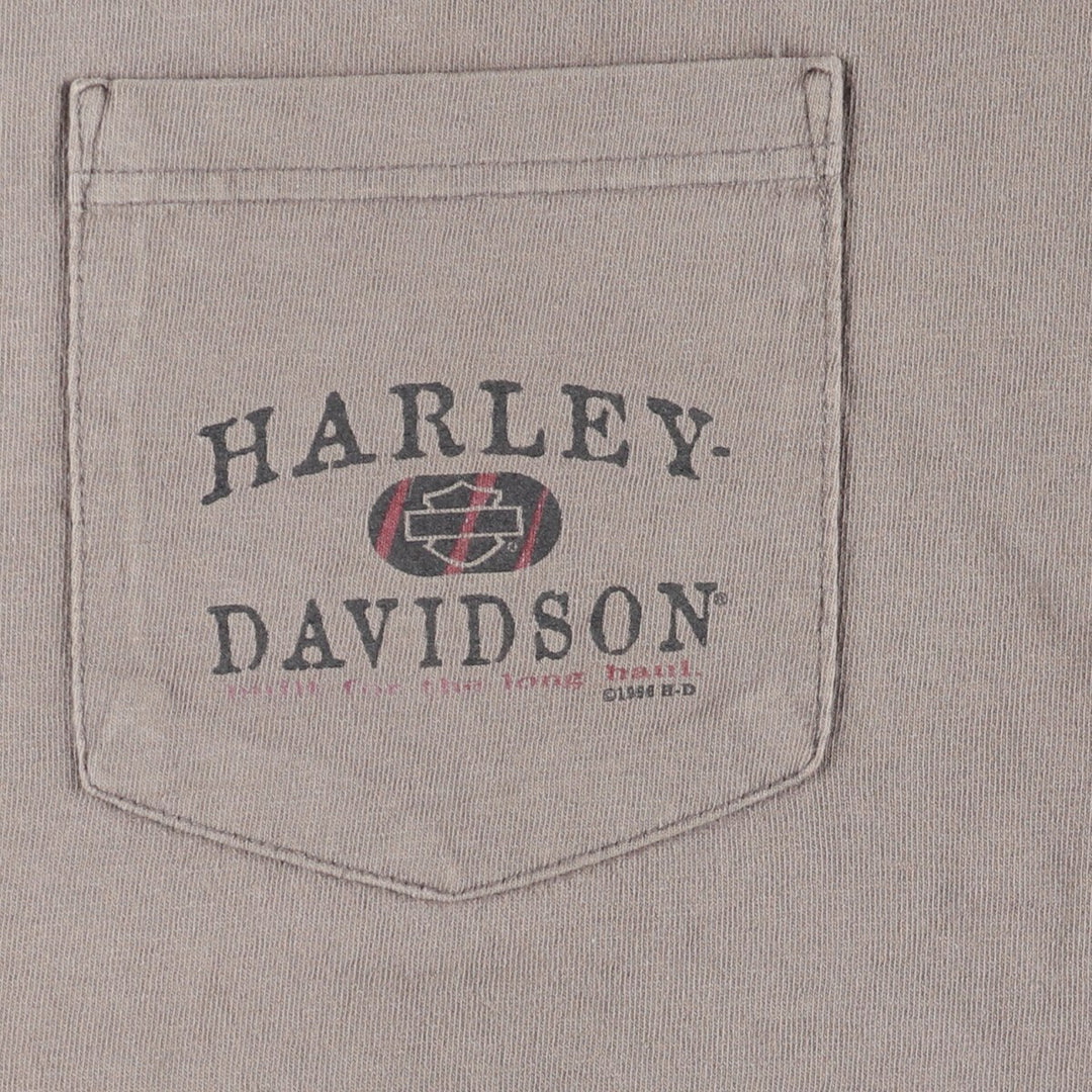 Big size 90'S Harley-Davidson motorcycle bike T-shirt made in USA men's XXXL /eaa437285