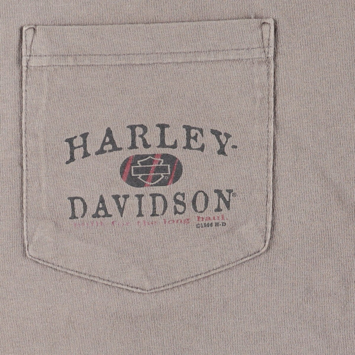 Big size 90'S Harley-Davidson motorcycle bike T-shirt made in USA men's XXXL /eaa437285