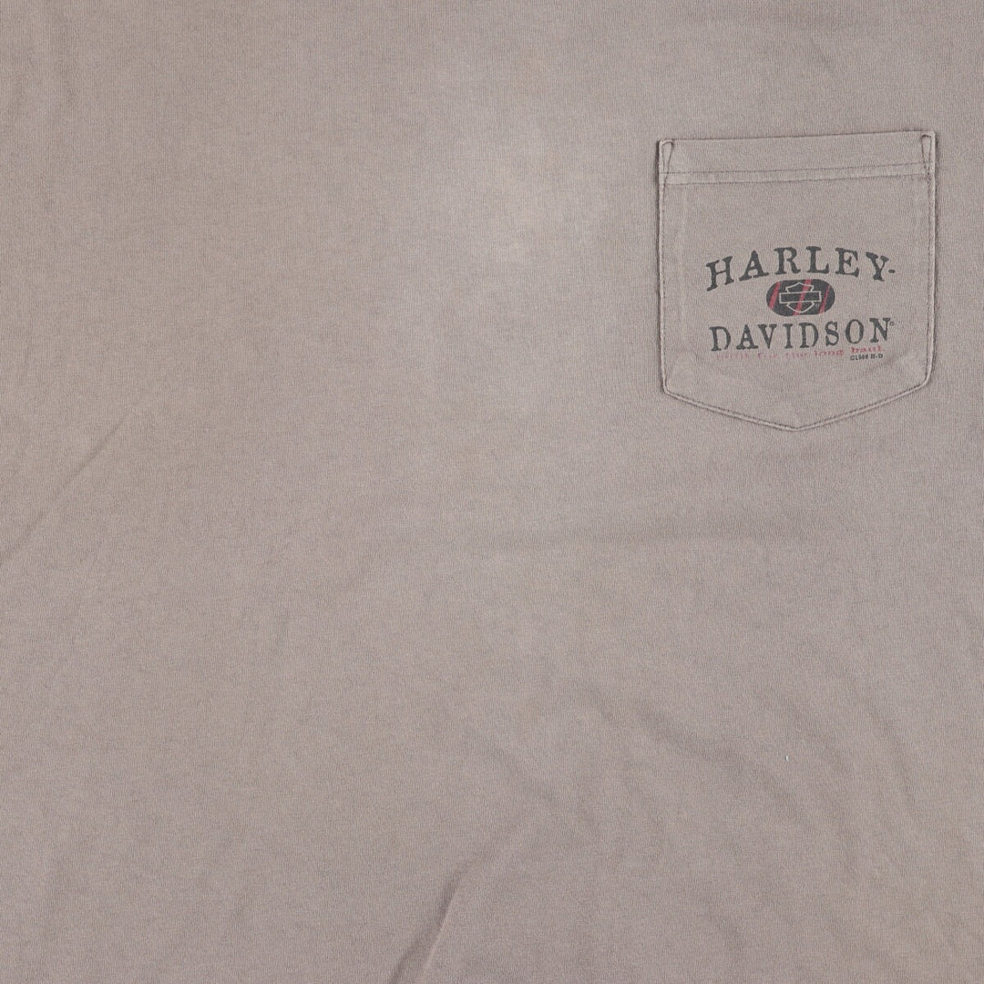 Big size 90'S Harley-Davidson motorcycle bike T-shirt made in USA men's XXXL /eaa437285