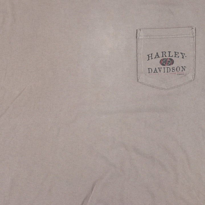 Big size 90'S Harley-Davidson motorcycle bike T-shirt made in USA men's XXXL /eaa437285