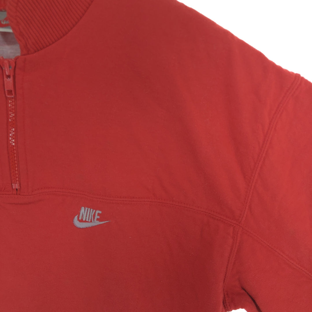 Nike Silver Tag Half Zip Sweatshirt Trainer Men's L size / eaa437288