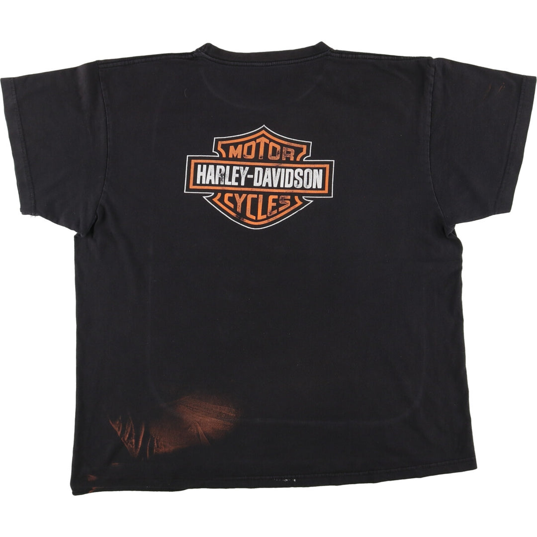 Harley-Davidson Eagle Pattern Motorcycle Bike T-shirt Men's XL /eaa437289