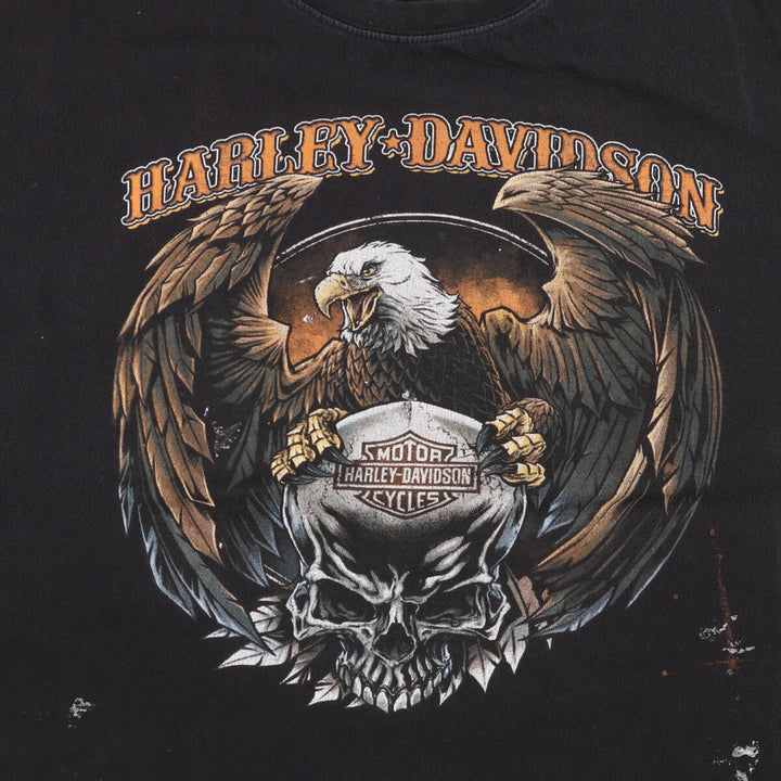 Harley-Davidson Eagle Pattern Motorcycle Bike T-shirt Men's XL /eaa437289