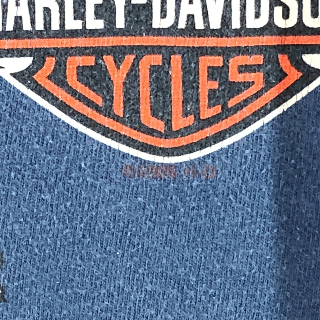00'S Harley-Davidson HANES Motorcycle Bike T-shirt Made in USA Men's L /eaa437295