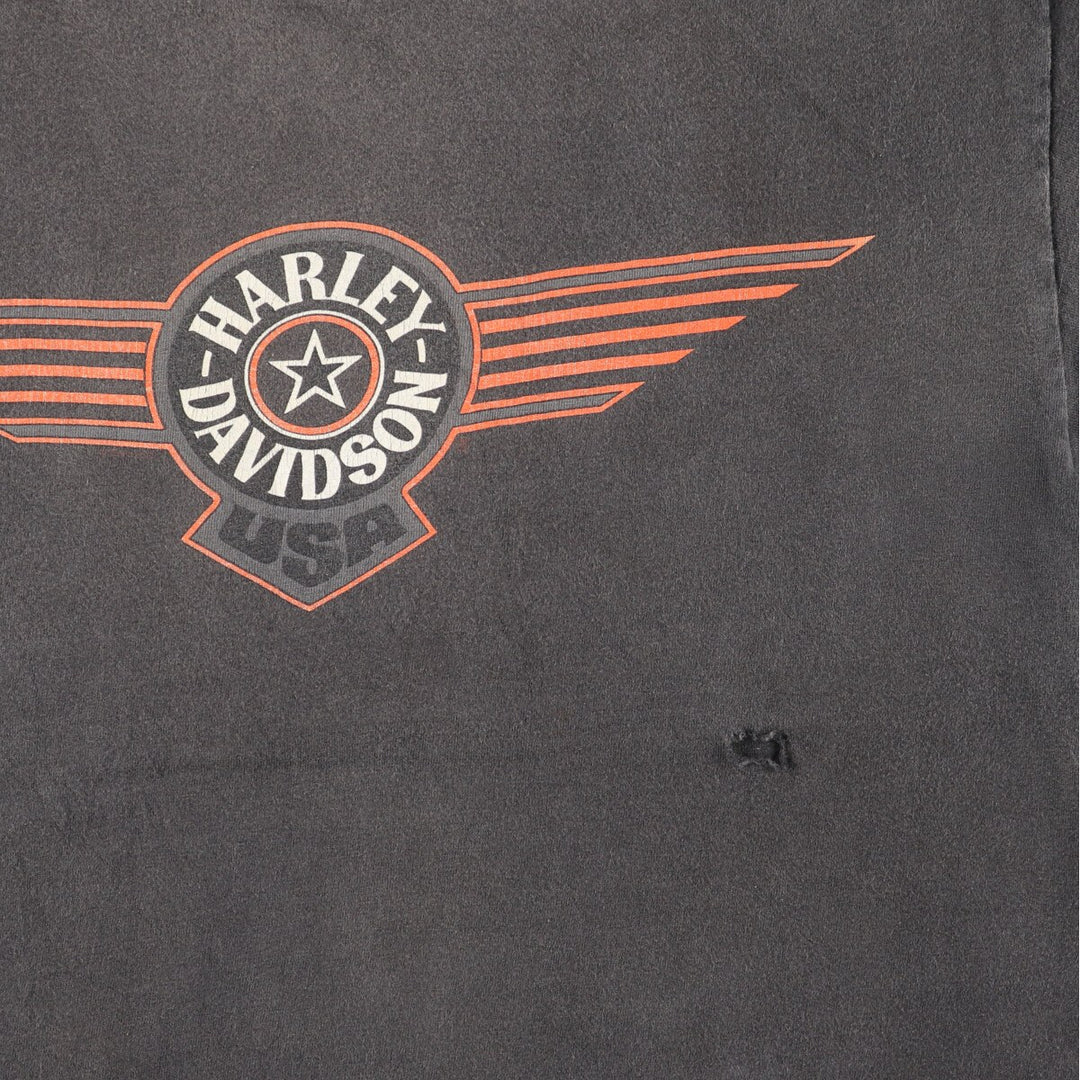 00'S Harley-Davidson Motorcycle Bike T-shirt Men's L /eaa437296