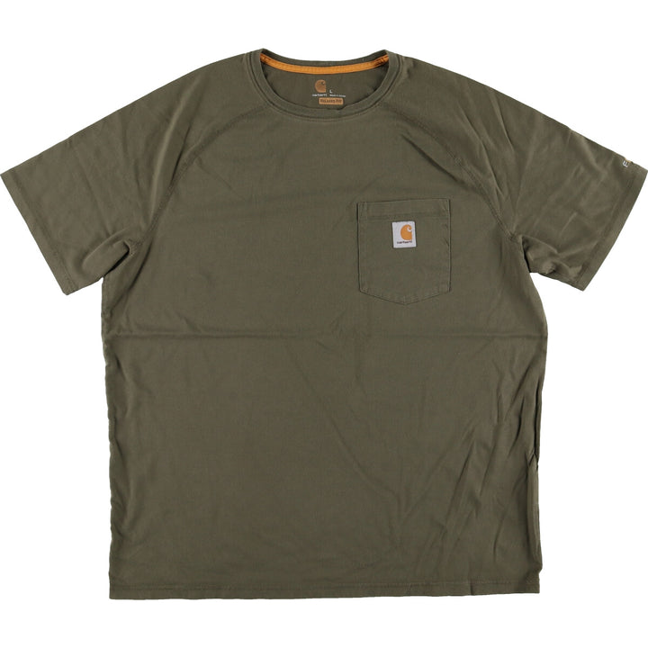 Carhartt RELAXED FIT short sleeve one point logo pocket T-shirt men's L size / eaa437398