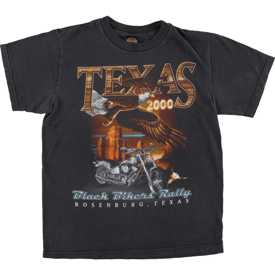 00'S Harley-Davidson Motorcycle Bike T-shirt Made in USA Men's M size /eaa437438