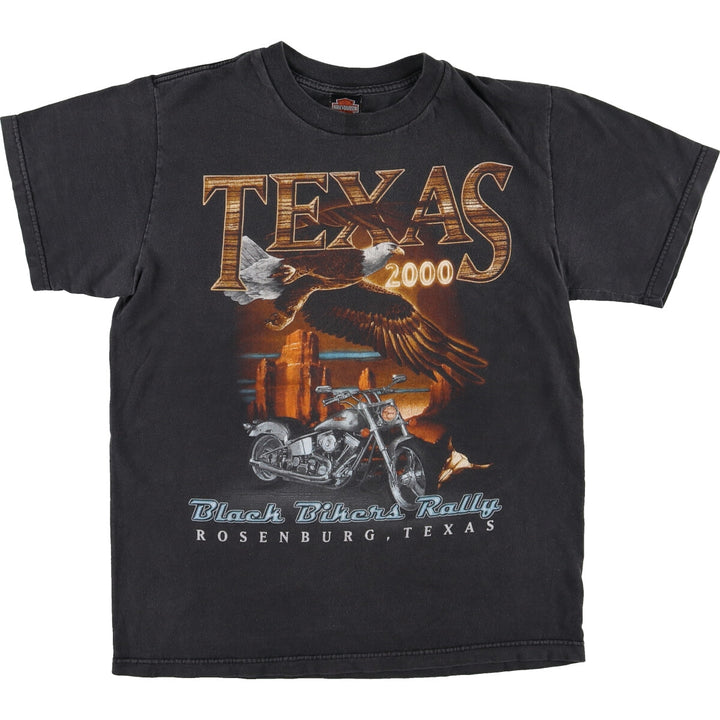 00'S Harley-Davidson Motorcycle Bike T-shirt Made in USA Men's M size /eaa437438