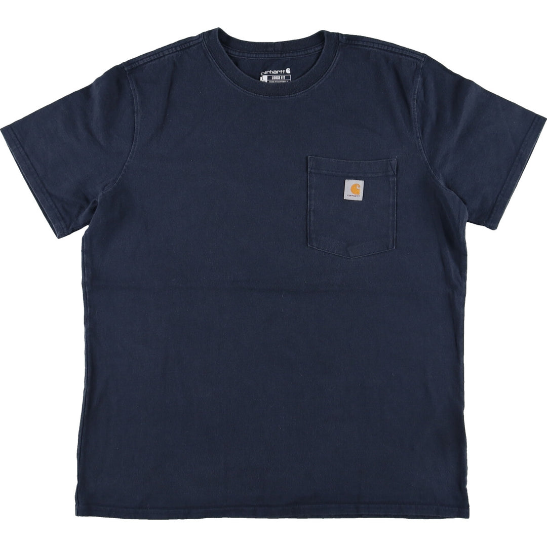 Carhartt Loose Fit Short Sleeve One Point Logo Pocket T-Shirt Men's L size / eaa437453