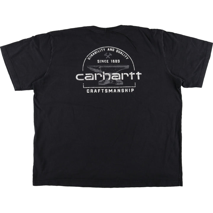 Carhartt RELAXED FIT back print short sleeve logo T-shirt men's XXL equivalent / eaa437454