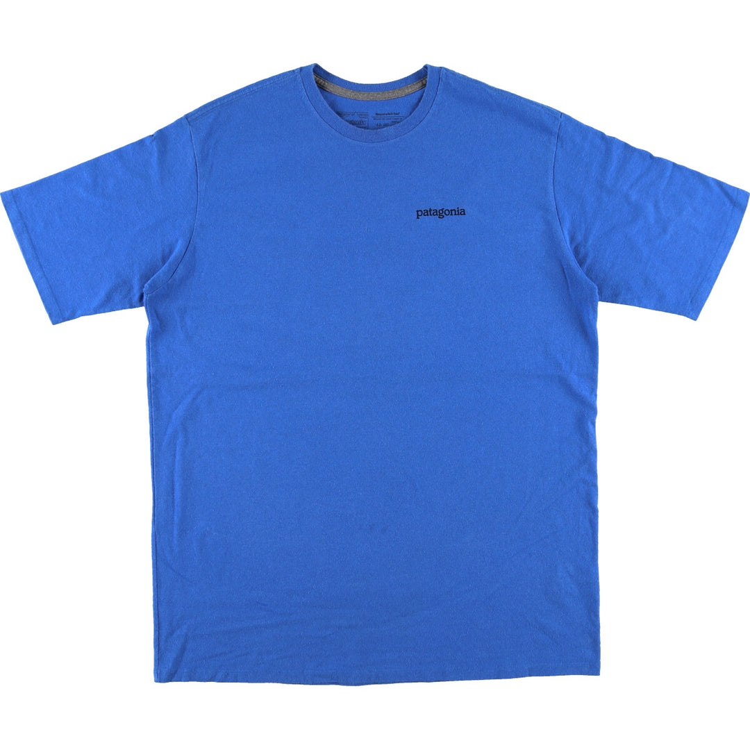 Patagonia REGULAR FIT 38501FA20 Back Print Short Sleeve Logo T-Shirt Men's L size / eaa437461