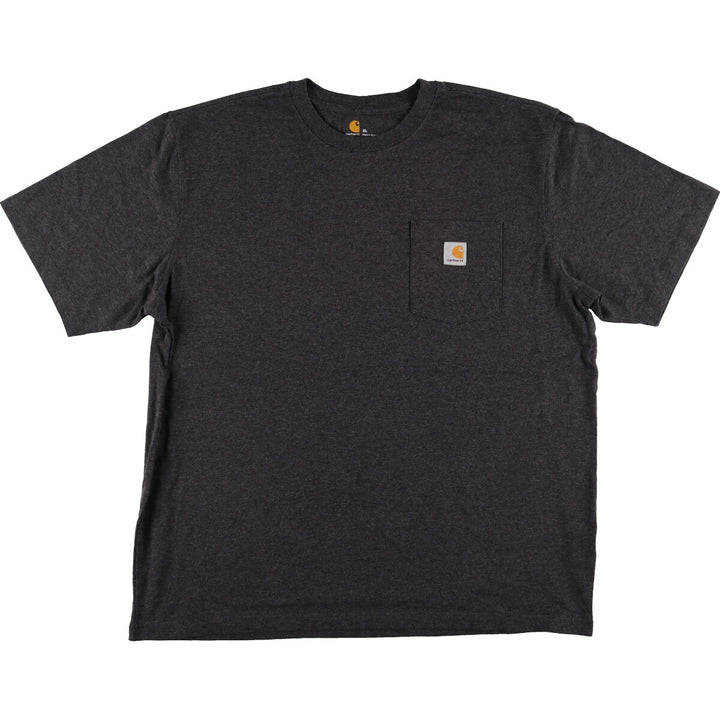 Carhartt ORIGINAL FIT short sleeve one point logo pocket T-shirt Men's XL equivalent /eaa437463